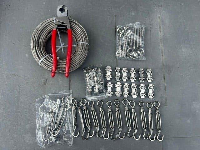 STAALKABEL SET, Ophalen of Verzenden, Nieuw