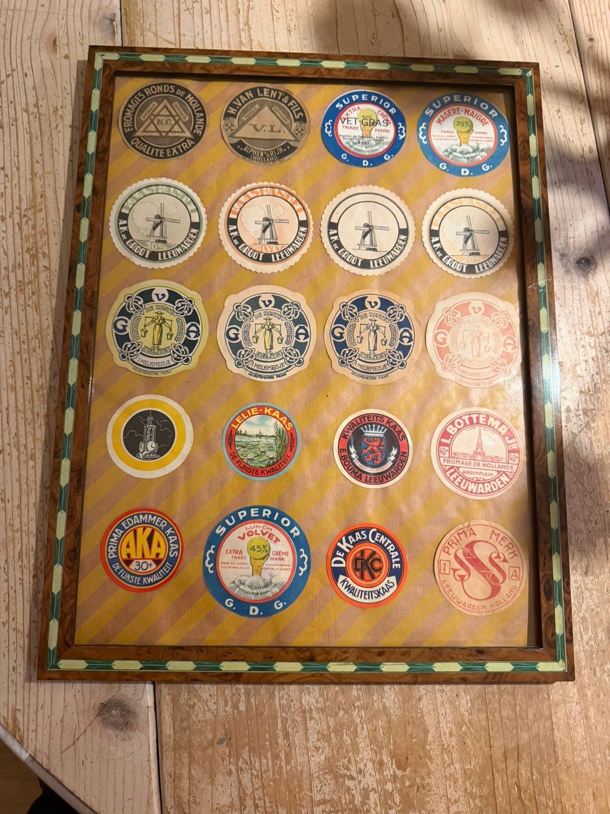 Kaas etiketten, Antiek en Kunst, Ophalen of Verzenden