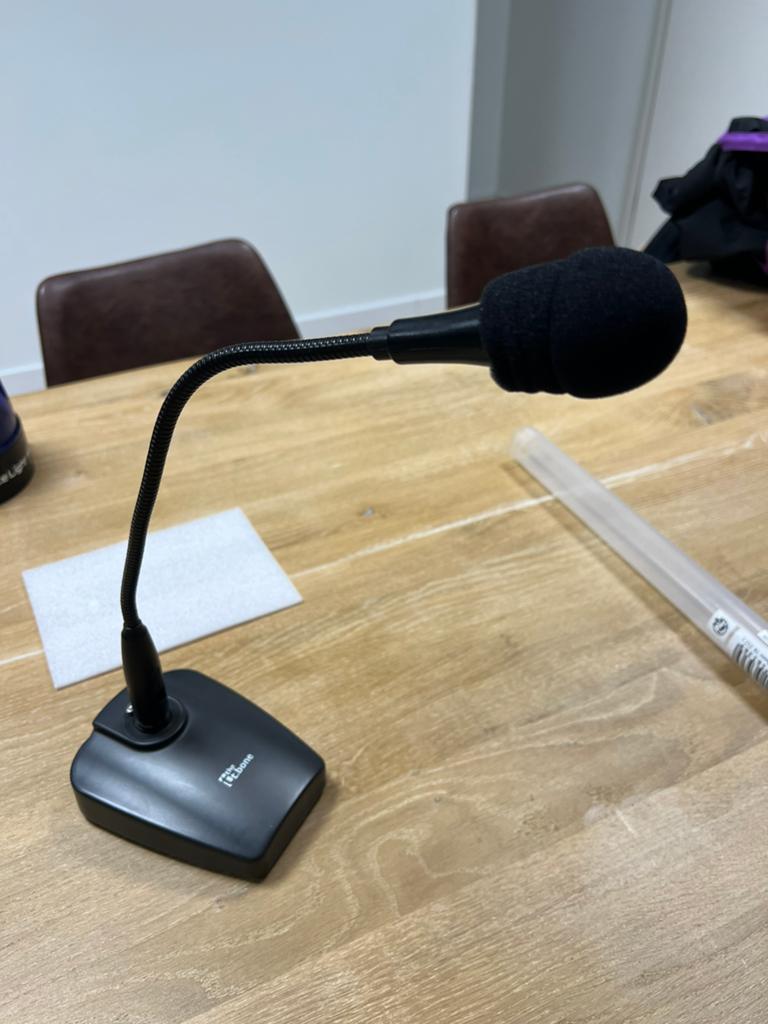 Zwanenhals microfoon voor omroep of talkback, Ophalen of Verzenden, Zo goed als nieuw, Overige typen