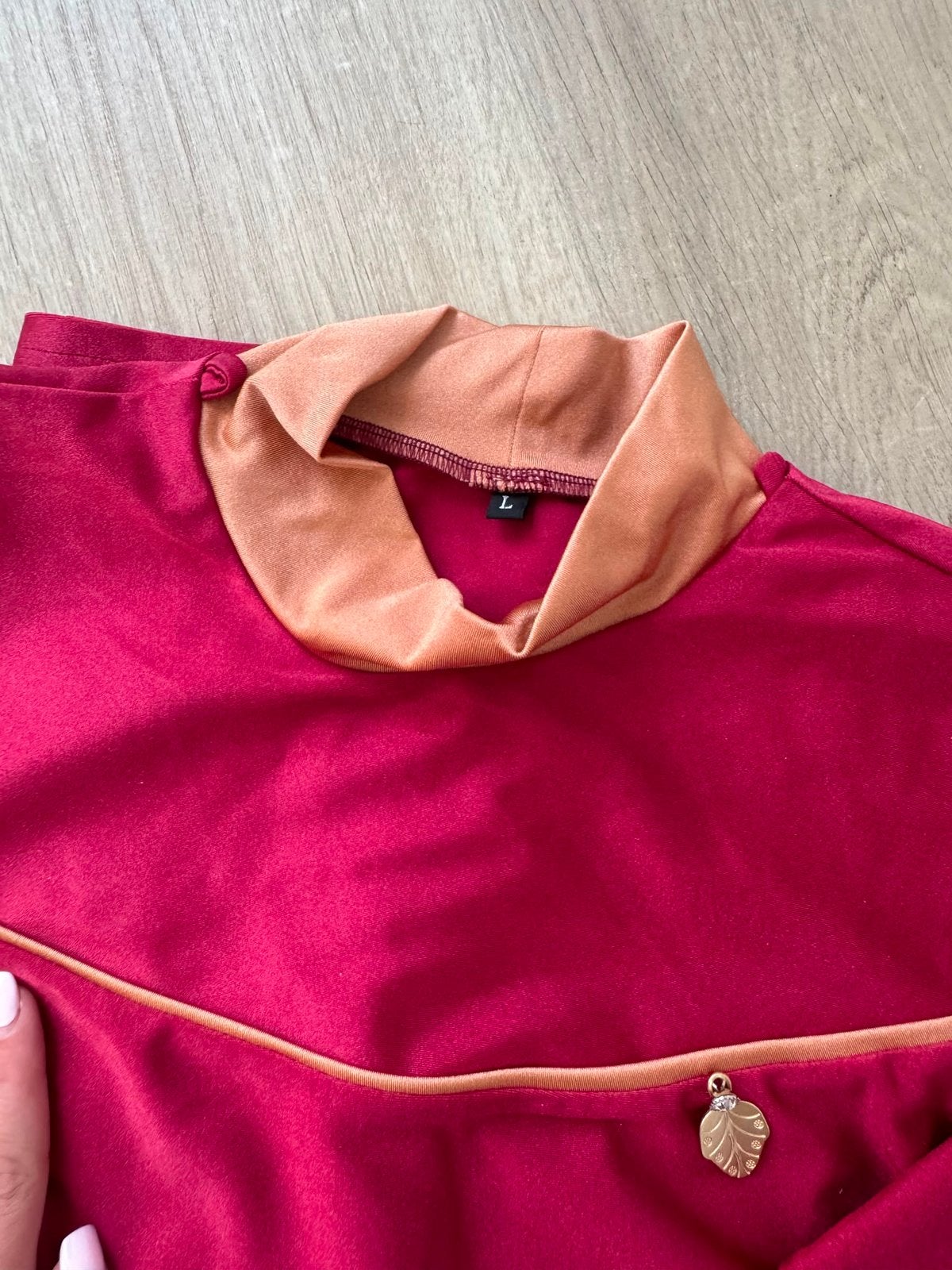 Bylima burkini maat m/L, Ophalen of Verzenden, Zo goed als nieuw, Rood, Overige typen