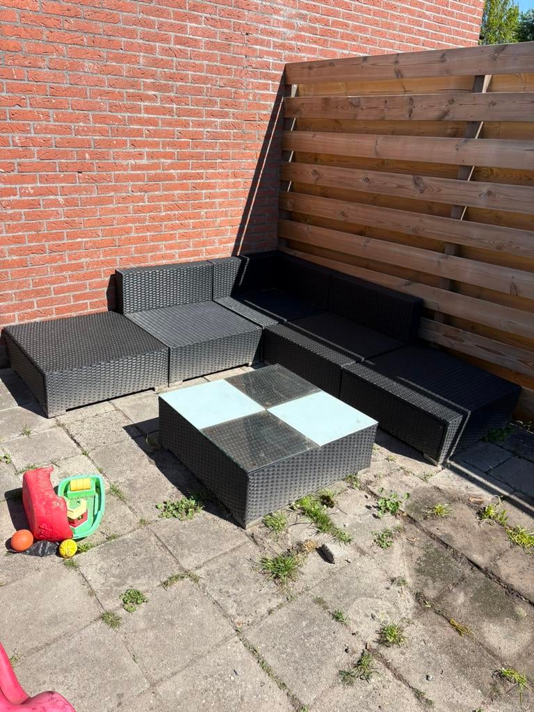 Tuinset zonder kussens, Ophalen of Verzenden, Zo goed als nieuw, Kunststof