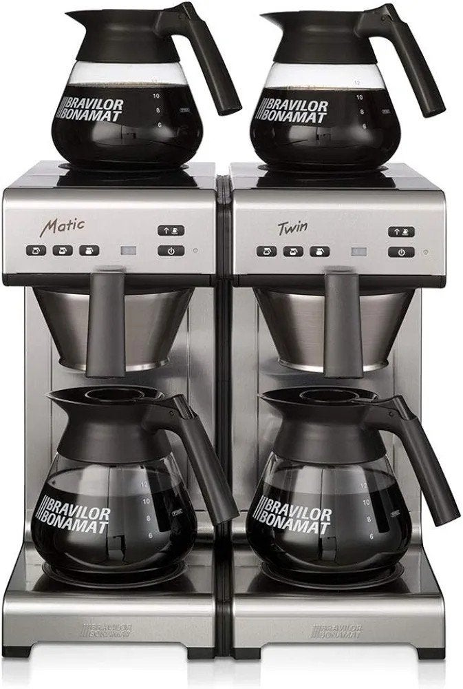 Gebruikte Bravilor Twin Matic, 10 kopjes of meer, Ophalen of Verzenden, Gebruikt, Koffiemachine