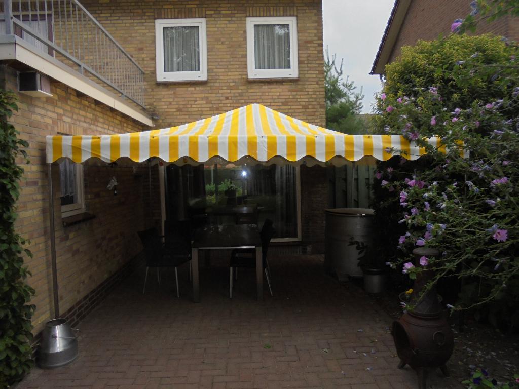 Party tent, partytent, tent. RVS frame en degelijk zeil., Ophalen, Gebruikt, Opvouwbaar, Partytent