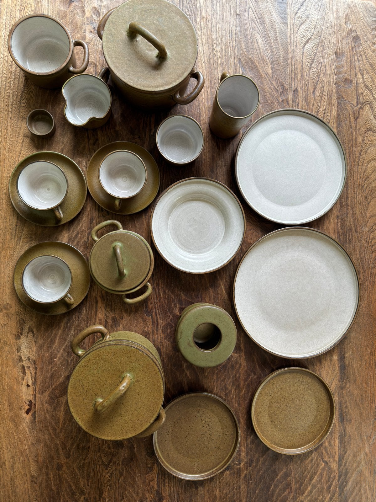 Compleet vintage servies Lucie Quirina Bakker (LQB) keramiek, Ophalen