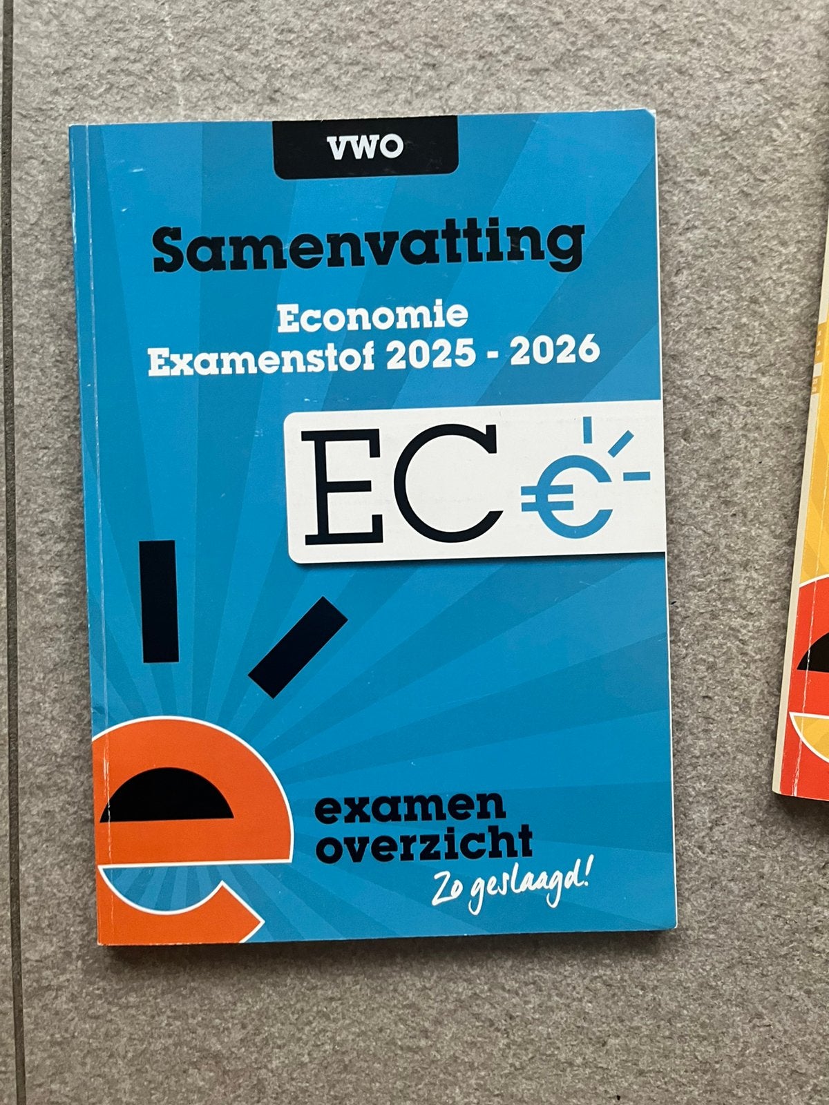 ExamenOverzicht - Samenvatting Examenstof Economie VWO, Ophalen of Verzenden, Nederlands, Overige niveaus, ExamenOverzicht