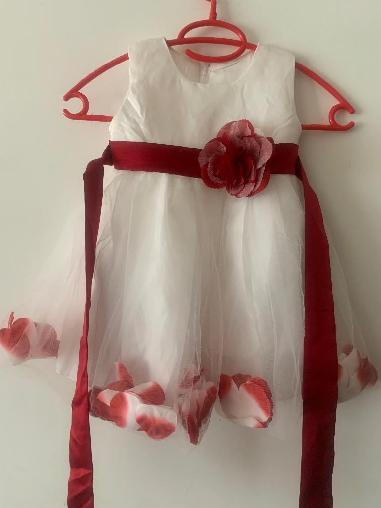 Baby feestjurk, Ophalen of Verzenden, Zo goed als nieuw, Maat 80