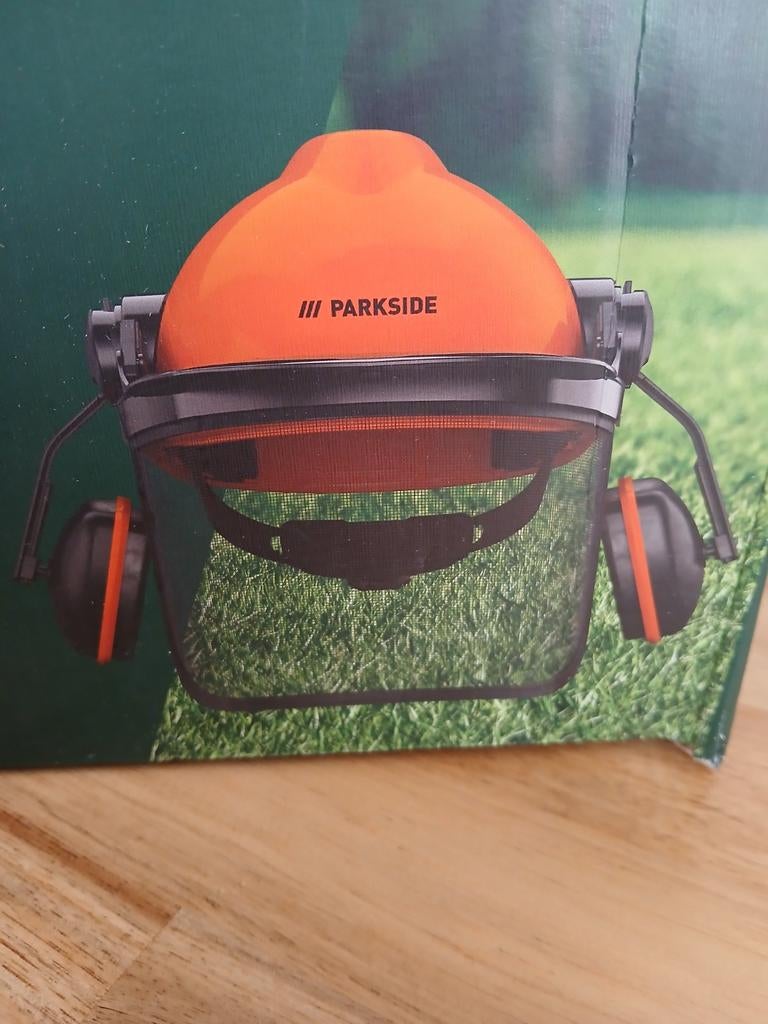 Parkside Bosbouw Veiligheidshelm., Ophalen of Verzenden, Met vizier, Nieuw
