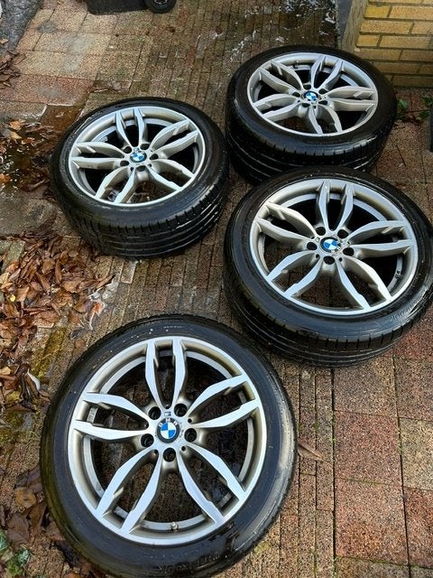 Bmw X3 X4 zomerbanden M bredeset met velgen 19 inch, Band(en), Personenwagen, Zomerbanden, Ophalen