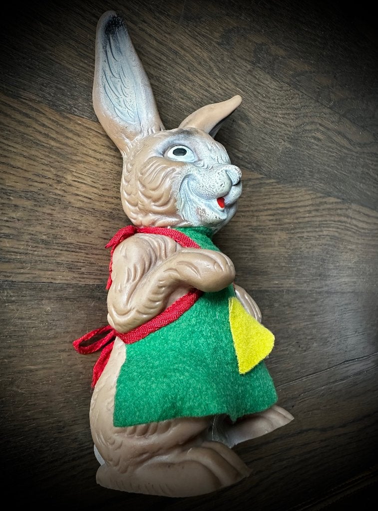 Vintage haas Decoratie retro curiosa piep beest konijn dier, Verzenden