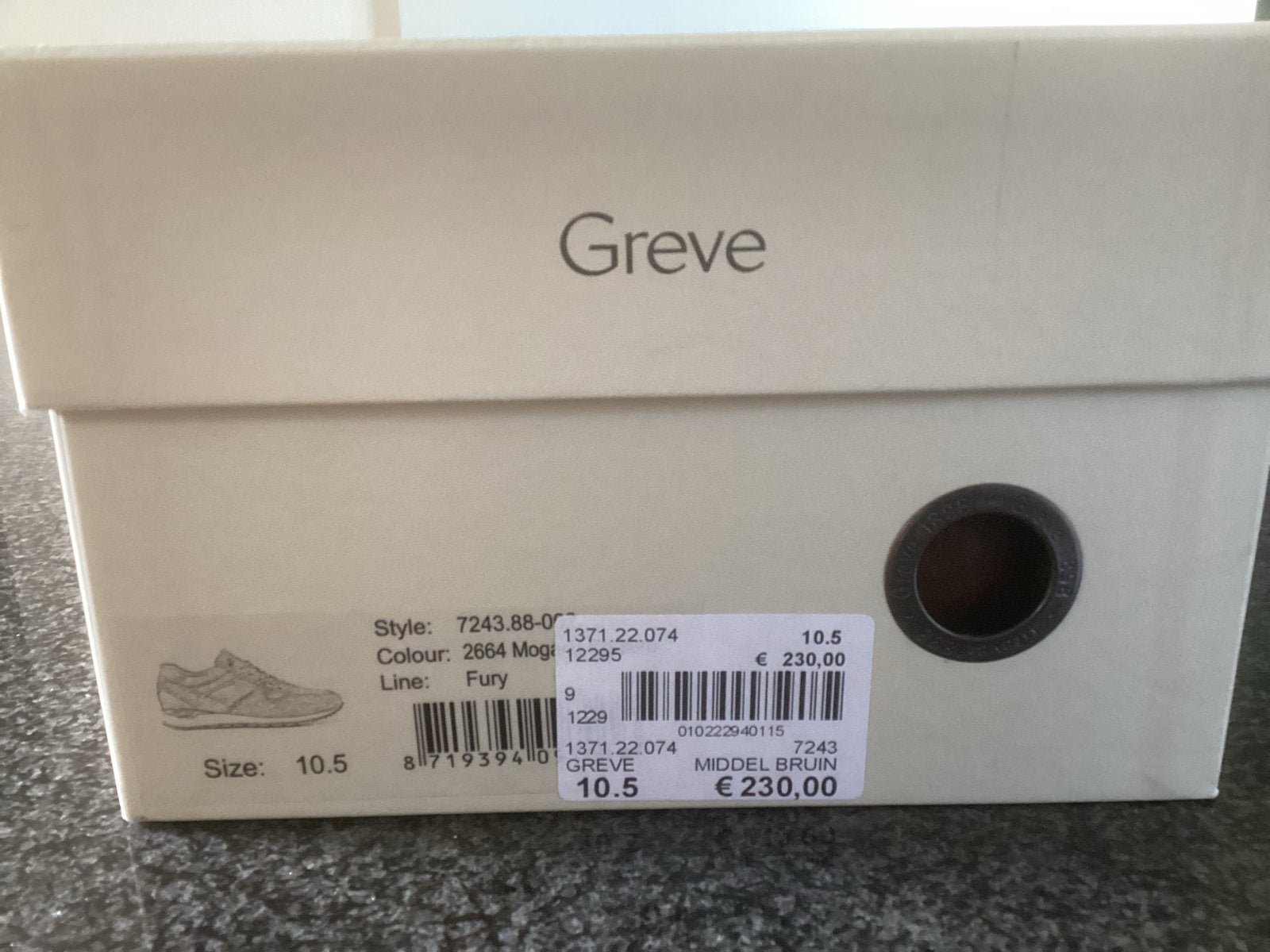 Greve Sneakers- Middelbruin, Maat 10.5 (45), Kleding | Heren, Schoenen, Ophalen of Verzenden, Nieuw, Bruin, Veterschoenen