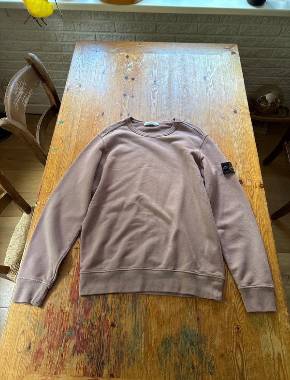 Stone Island sweater, Ophalen of Verzenden, Zo goed als nieuw, Maat 48/50 (M), Roze