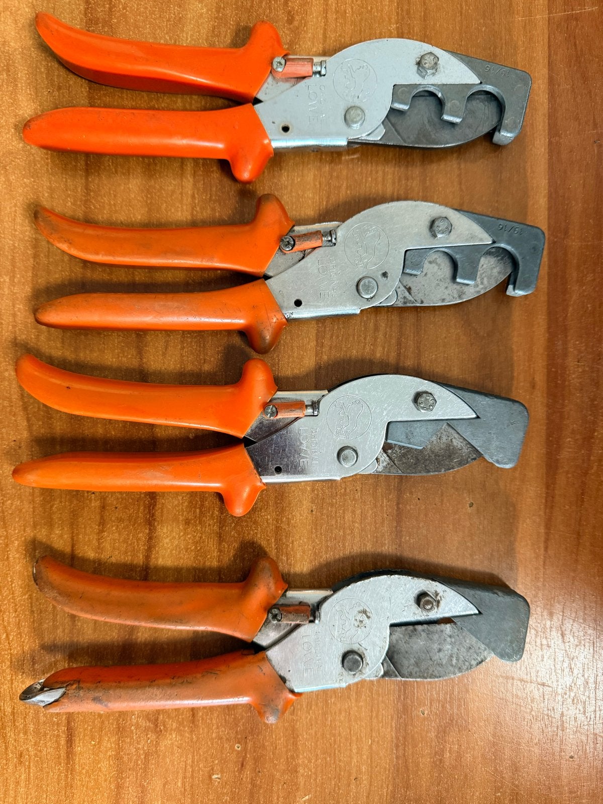 Original LÖWE Industriële Scharen Set voor Kunststof, Ophalen of Verzenden, Gebruikt, Tang, Overige merken