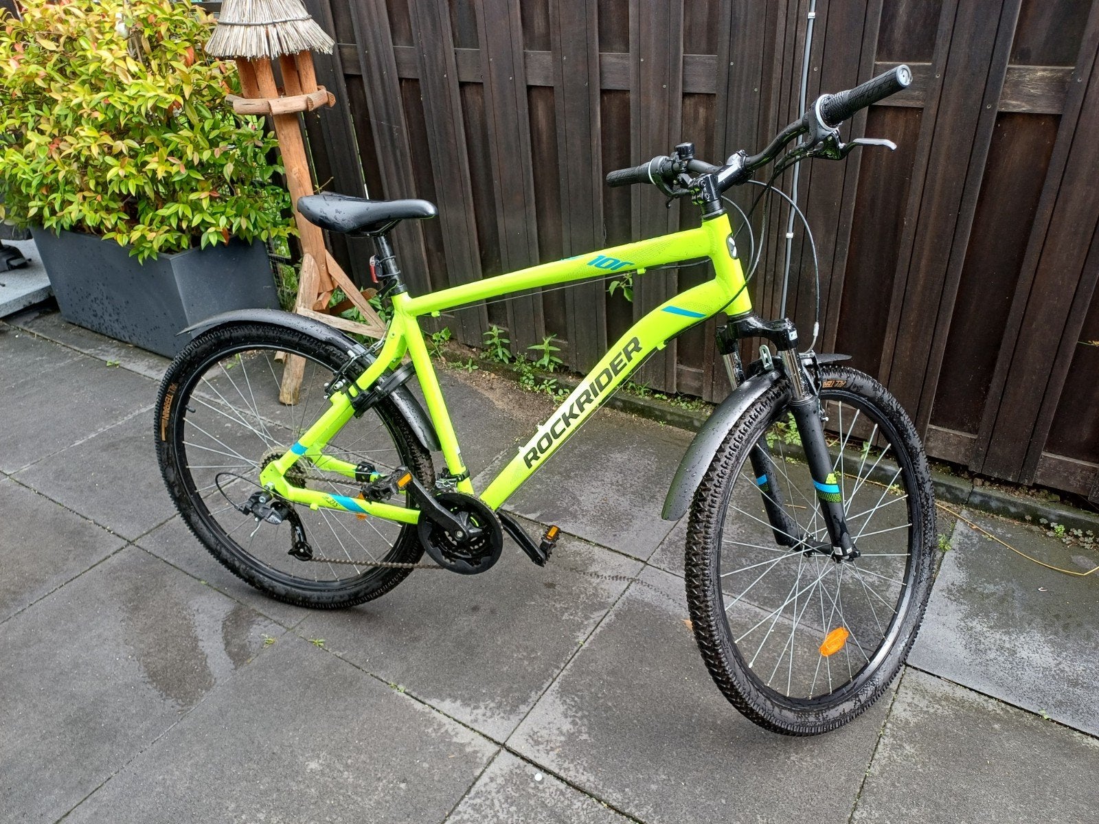Rockrider 27,5 inch mountainbike, Vering, Meer dan 20 versnellingen, Schijfrem, 53 tot 57 cm