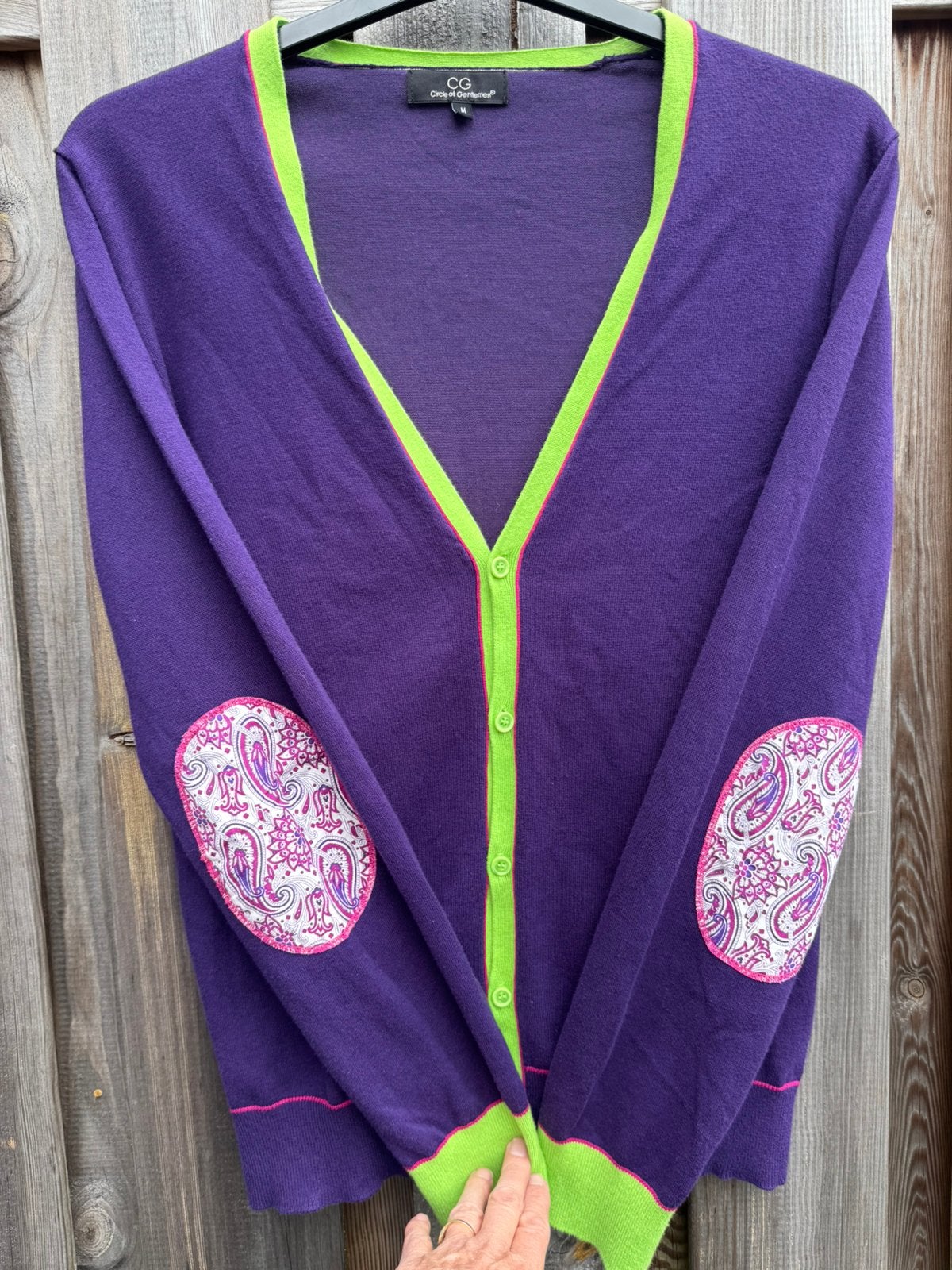 *Circle of Gentlemen* Super gaaf Vest mt M Izgst!, Verzenden, Zo goed als nieuw, Maat 38/40 (M), Paars