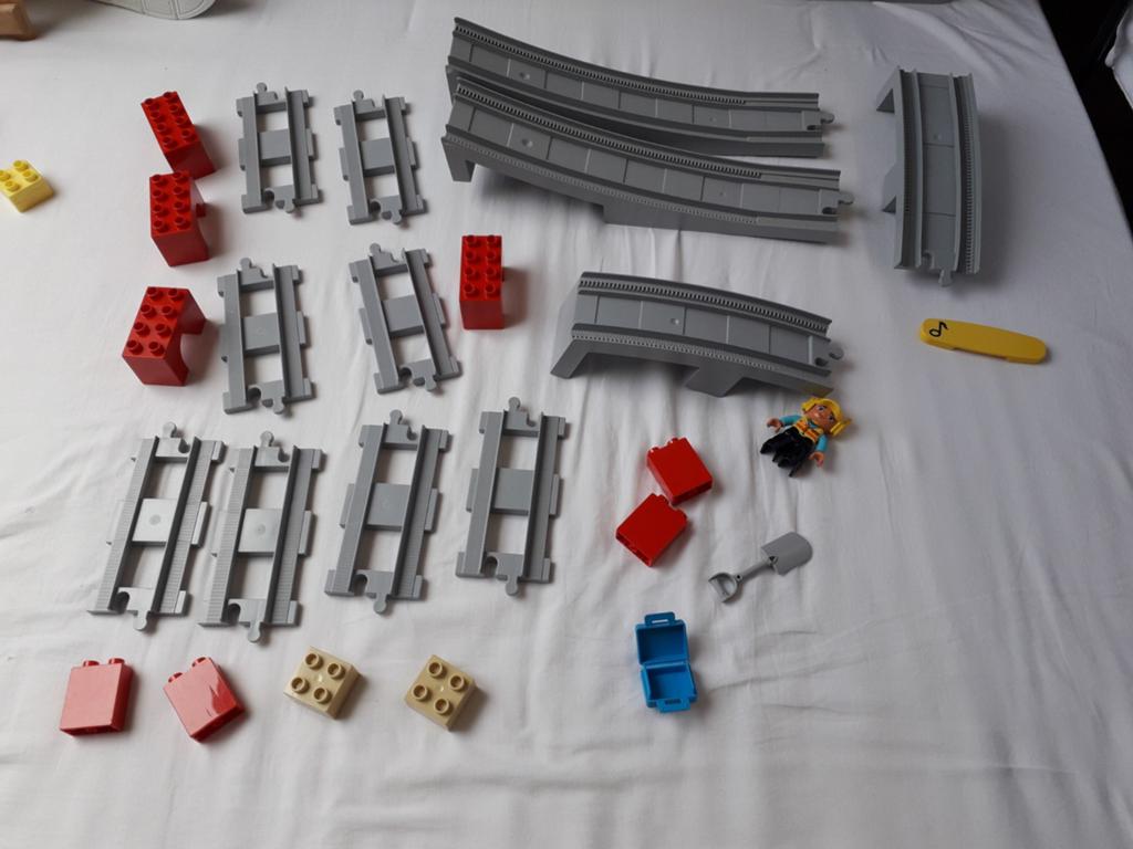 Duplo trein brug 10872, Overige thema's, Ophalen of Verzenden, Zo goed als nieuw, Compleet