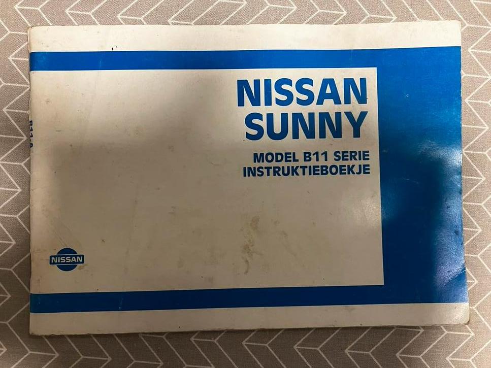 Handleiding Nissan Sunny model B11, Ophalen of Verzenden