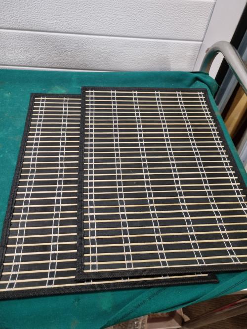 placemats twee stuks riet bamboe, Ophalen of Verzenden, 'T Olde Gre-j, Info@toldegrej.nl, Endepoelstraat 20f Didam