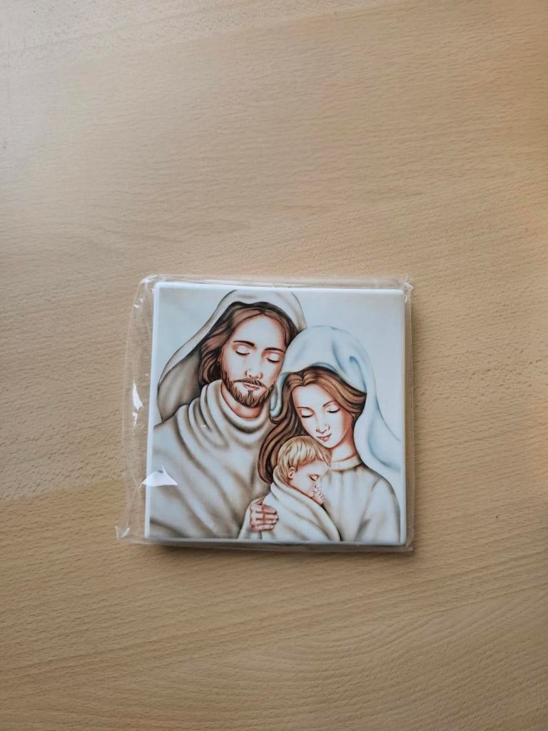 Nieuwe Christelijke Tegel: Heilige Familie, Antiek en Kunst, Antiek | Wandborden en Tegels, Ophalen