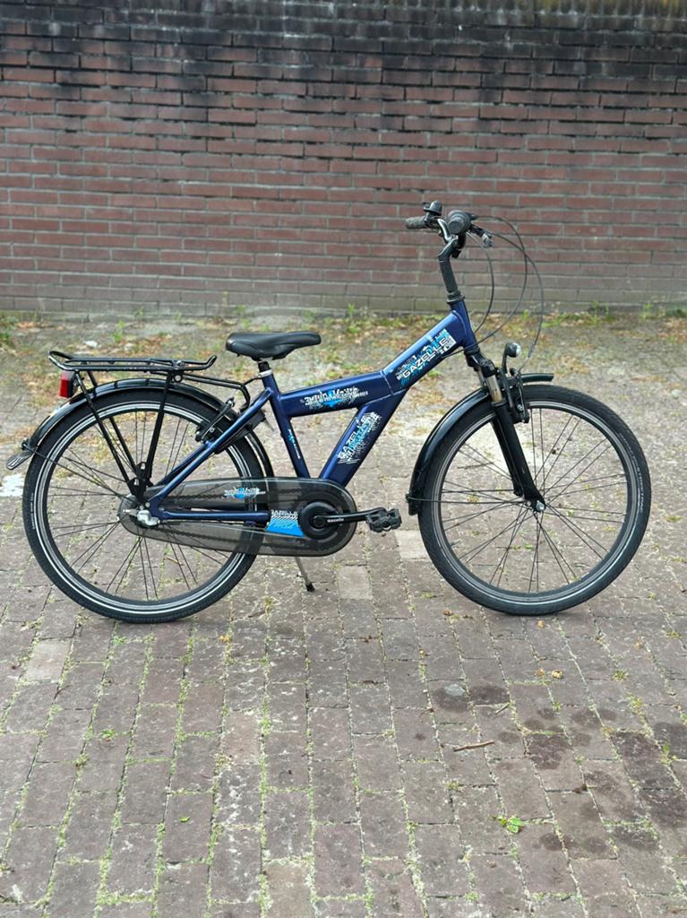 Jongen fiets gazelle 24 inch, Ophalen of Verzenden, Zo goed als nieuw, 24 inch, Handrem