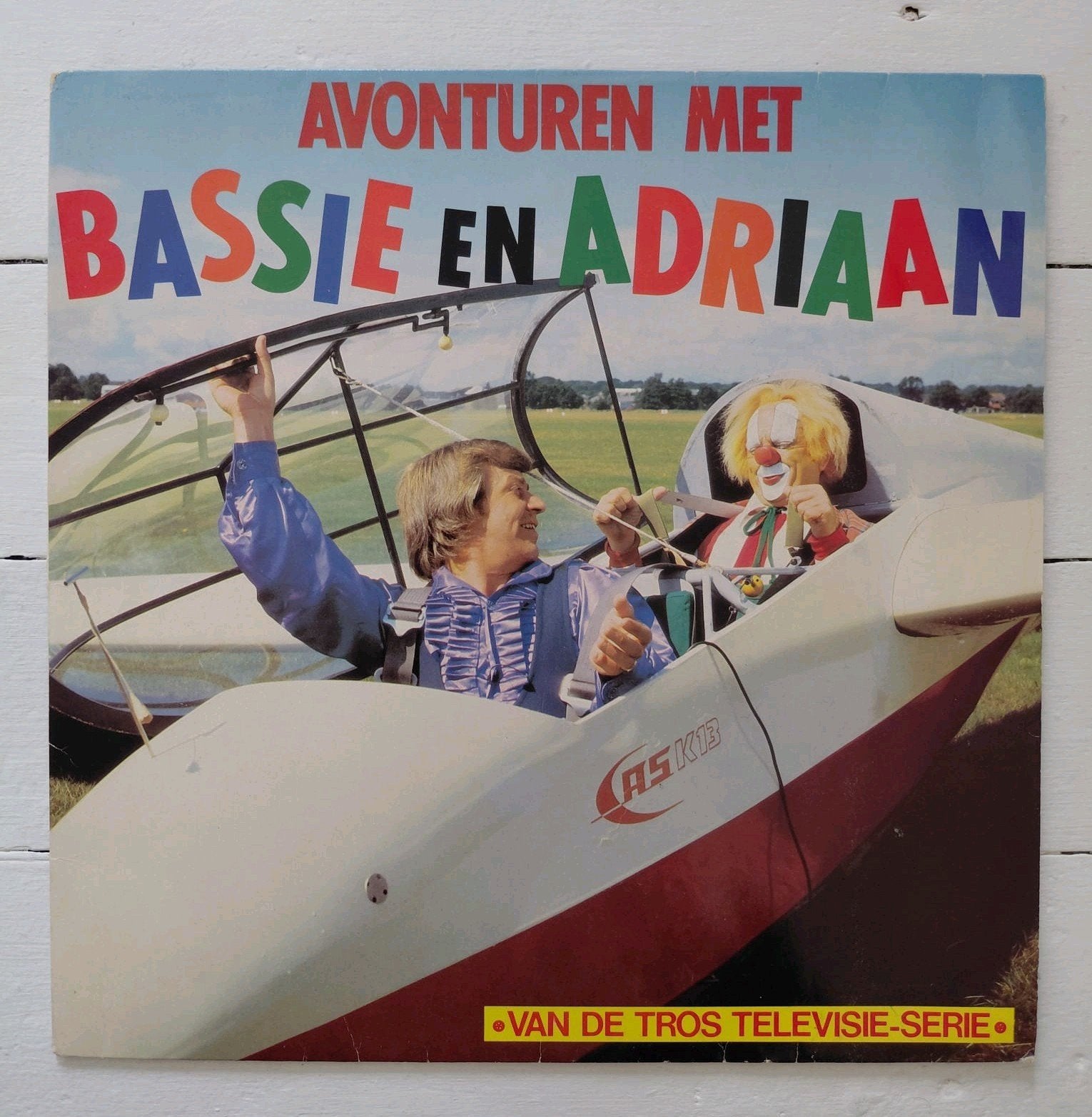 Avonturen met Bassie en Adriaan LP - TROS Televisie-Serie, Cd's en Dvd's, Vinyl | Kinderen en Jeugd, Ophalen of Verzenden, Gebruikt