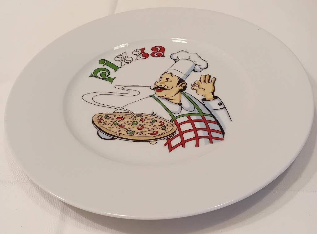 Te Koop: Een pizza bord, ZGAN. , Ophalen of Verzenden, Zo goed als nieuw, Bord(en), Overige stijlen
