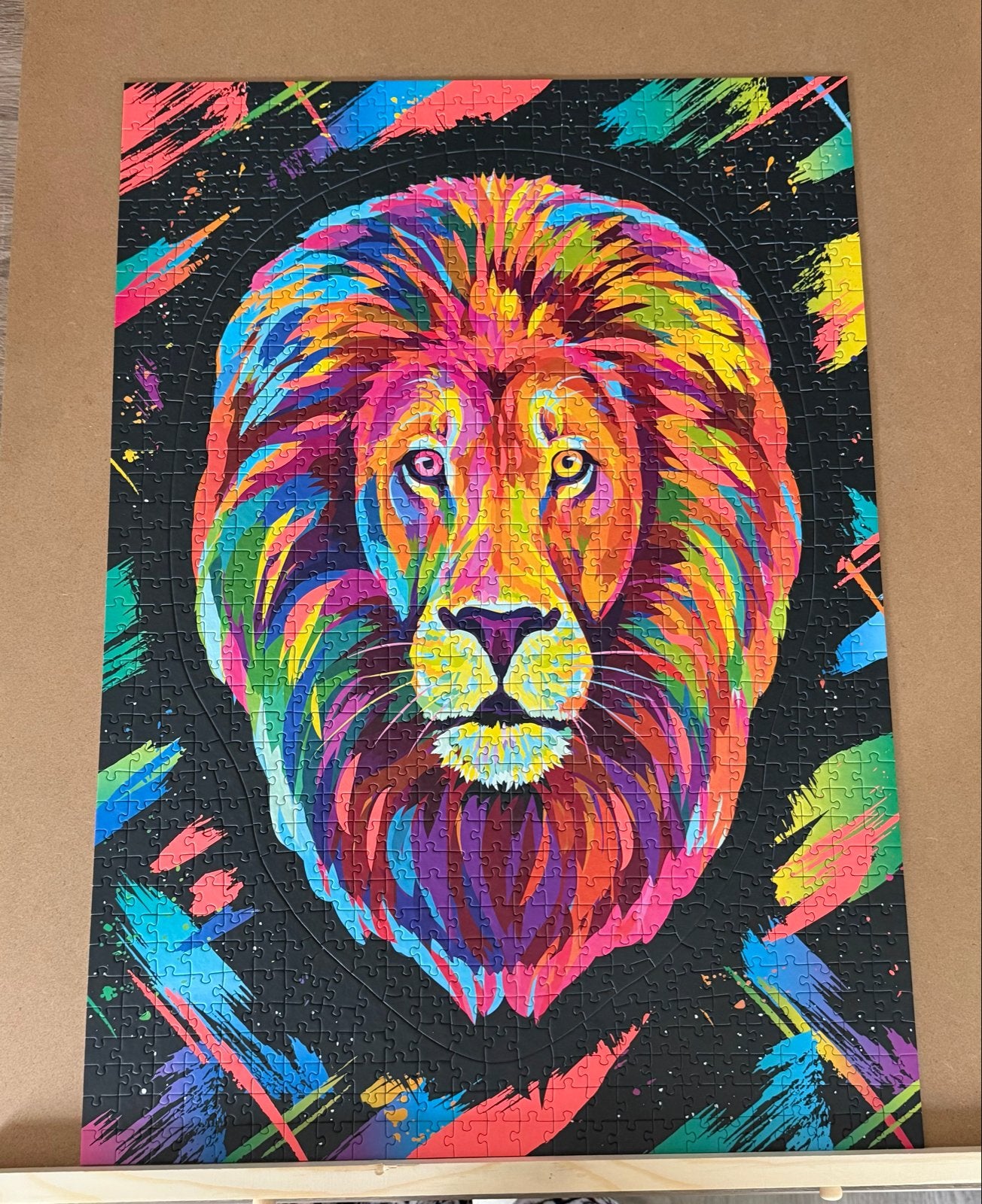 Glow Up! Trefl Puzzel Leeuw 1000 stukjes - Glow in the Dark, Ophalen of Verzenden, Zo goed als nieuw
