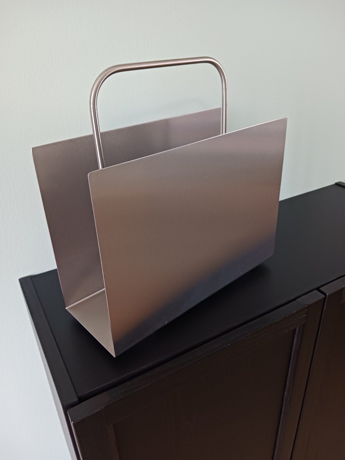 TIJDSCHRIFTENREK● Studio van Eldik  DESIGN ● RVS geborsteld, 33 cm, Verzenden, Zilver, Metaal