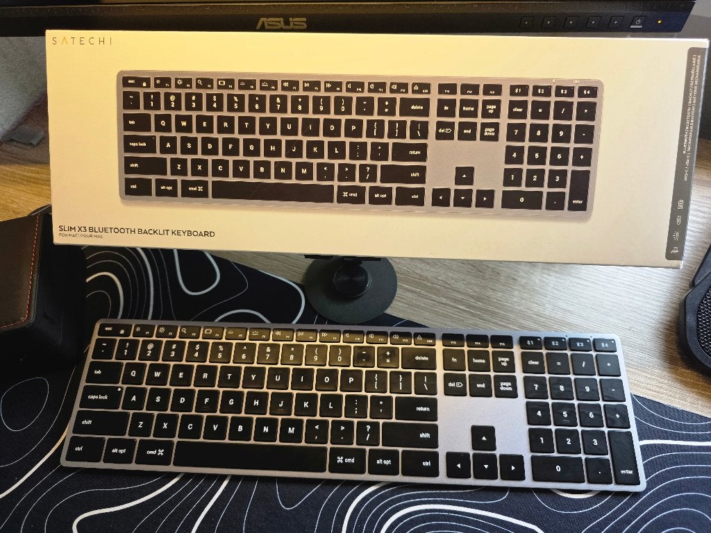 Toetsenbord (Backlit) Satechi Slim X3 Draadloos Bluetooth, Ophalen of Verzenden, Zo goed als nieuw, Overige aantallen, Overige merken