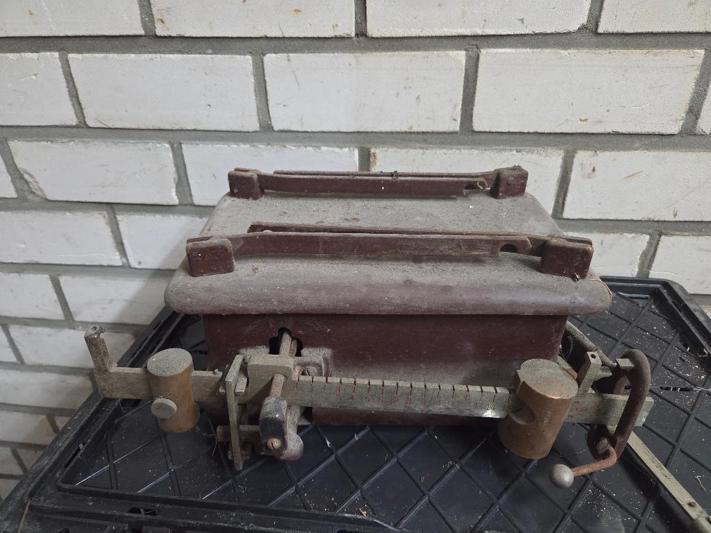 Weegschaal vintage, Ophalen