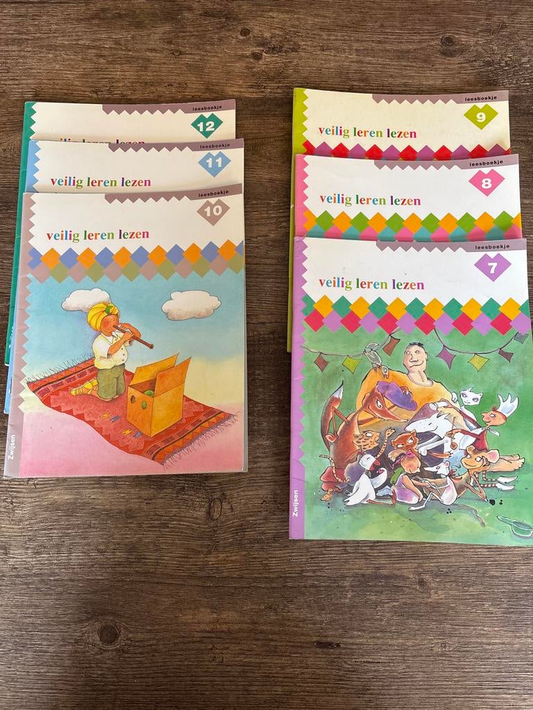Veilig leren lezen leesboekjes 7 t/m 12 Zwijsen, Boeken, Ophalen of Verzenden, Gelezen