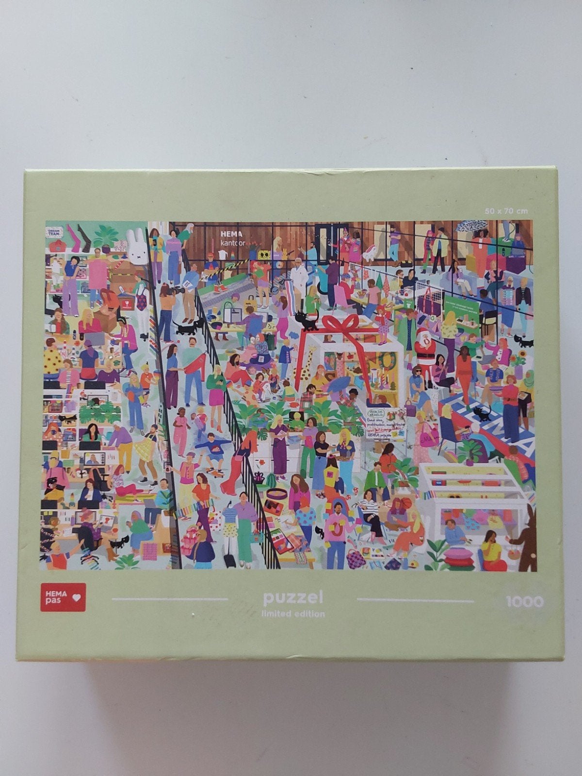 Legpuzzle 🧩 Hema 1000 stukjes, Ophalen, 500 t/m 1500 stukjes, Zo goed als nieuw, Legpuzzel