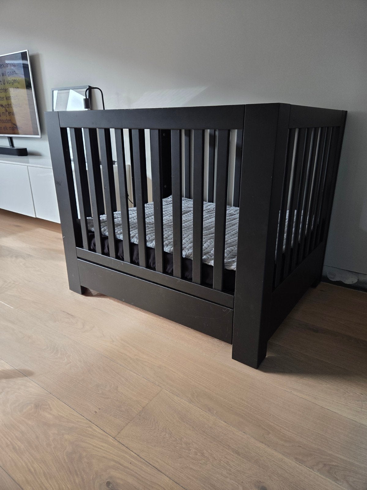 Kinderbox met matras en boxkleed, Kinderen en Baby's, Ophalen, Gebruikt, Vierkant, Boxkleed