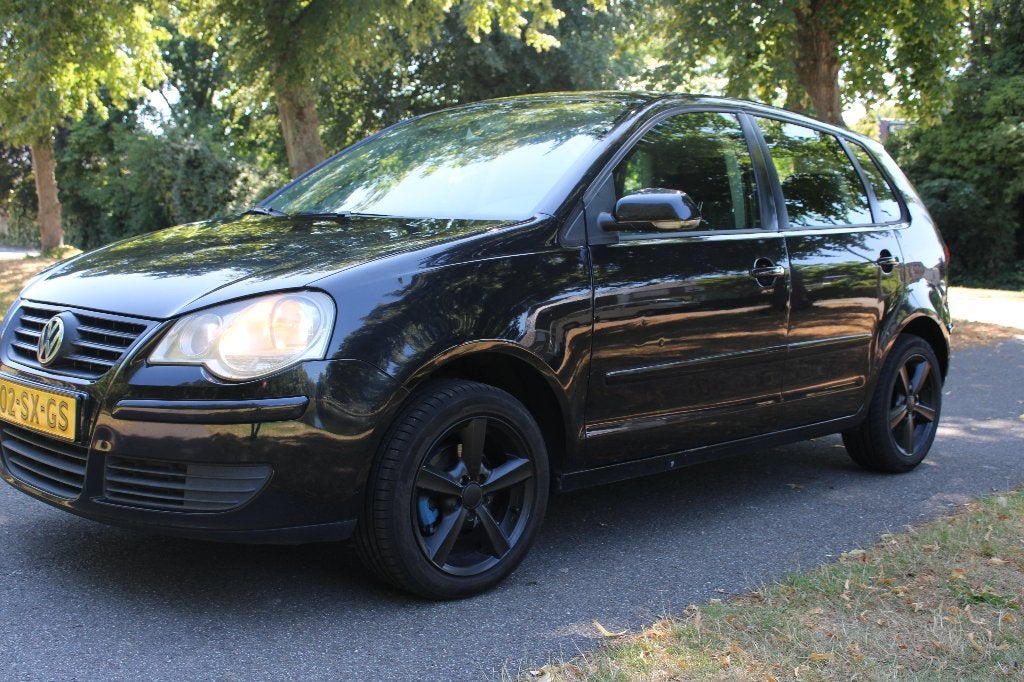 Volkswagen Polo 1.4 55KW 2006 Zwart, Voorwielaandrijving, Euro 5, Zwart, Origineel Nederlands