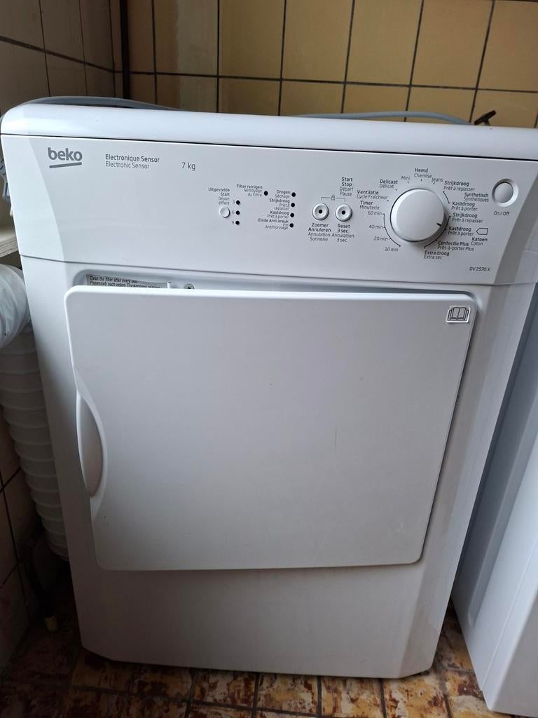 Beko Luchtafvoer Wasdroger 7 kg, Witgoed en Apparatuur, Wasdrogers, Ophalen, 6 tot 8 kg, Gebruikt, Luchtafvoer
