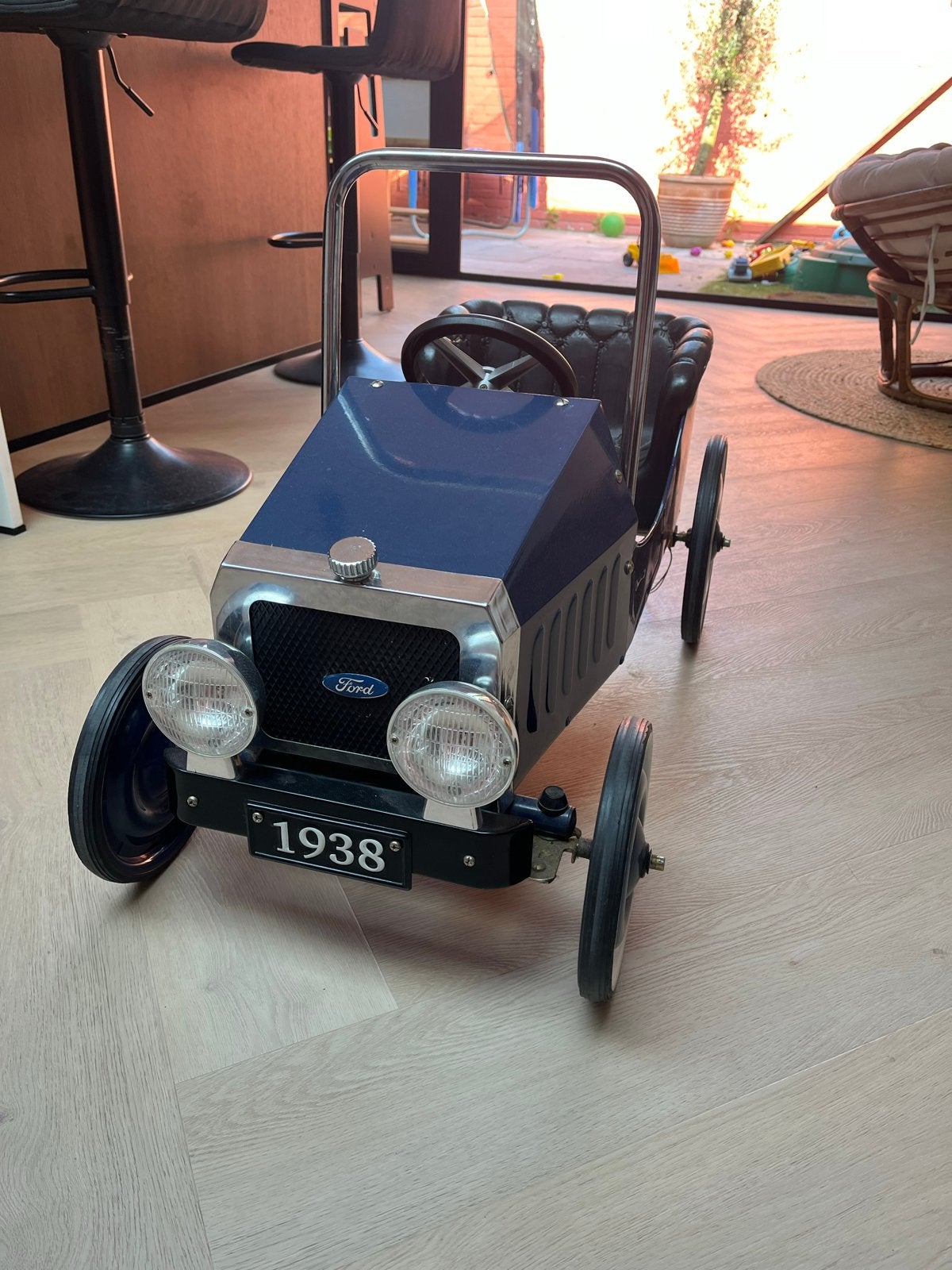 Vintage Loopauto Ford 1938 - Uniek Verzamelobject, Kinderen en Baby's, Speelgoed | Speelgoedvoertuigen, Ophalen, Gebruikt