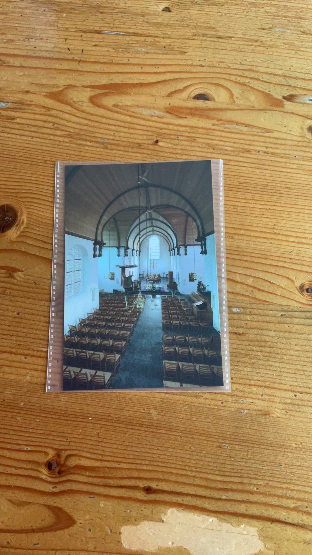 Postkaart - Groene Kerkje Oegstgeest, Ophalen of Verzenden, 1980 tot heden, Ongelopen, Gebouw