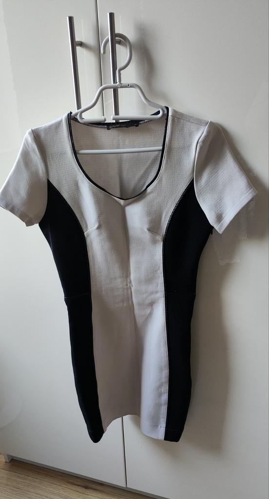 “SUPERTRASH” zwart/lichtblauwe jurk maat 34/XS, Supertrash, Zwart, Ophalen of Verzenden, Zo goed als nieuw
