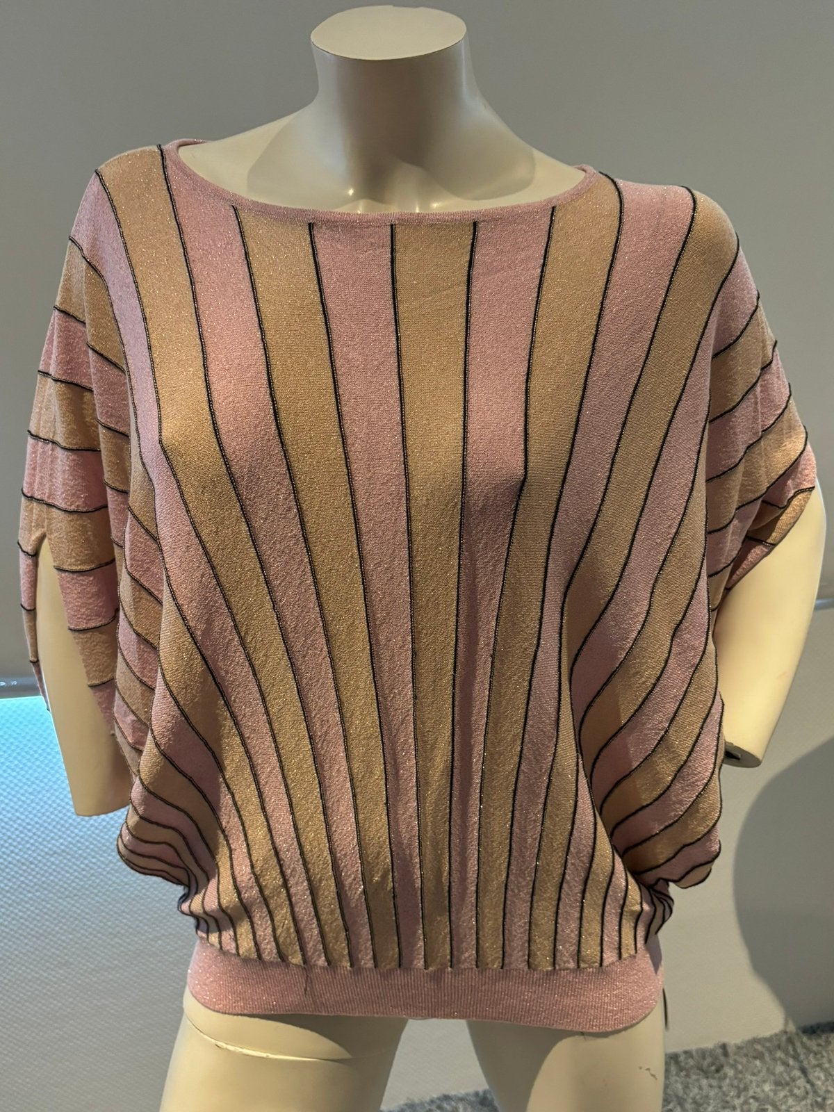 Liu jo roze goudkleurige top maat m, Maat 38/40 (M), Ophalen of Verzenden, Zo goed als nieuw, Korte mouw