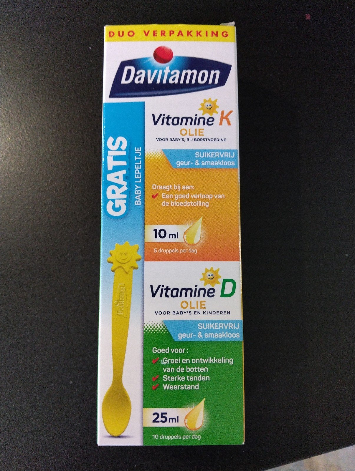 Davitamon Vitamine D & K Olie voor baby's en kinderen, Ophalen, Nieuw, Overige typen