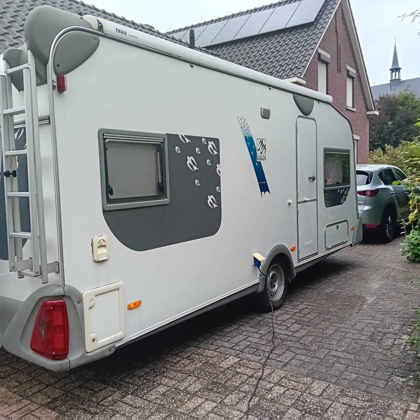 Knaus Eurostar 495 TF - met div. accessoires en in, Rondzit, Frans bed, Particulier, 4 tot 5 meter