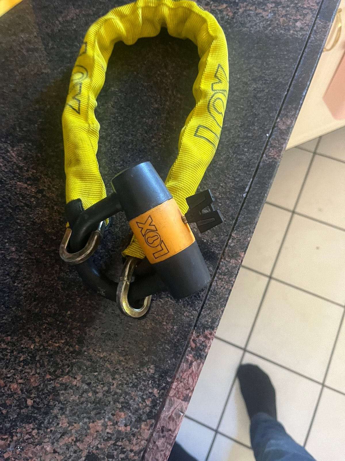 Kettingslot, Ophalen of Verzenden, Zo goed als nieuw