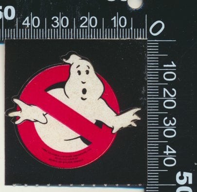 Sticker: Ghostbusters, Ophalen of Verzenden, Zo goed als nieuw, Film, Tv of Omroep