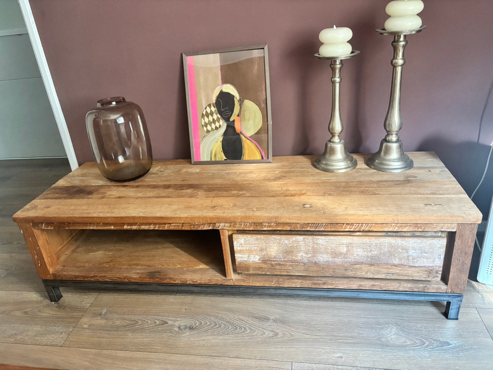 Tv dressoir Venetië, Huis en Inrichting, Kasten | Dressoirs, Ophalen, Zo goed als nieuw, 25 tot 50 cm