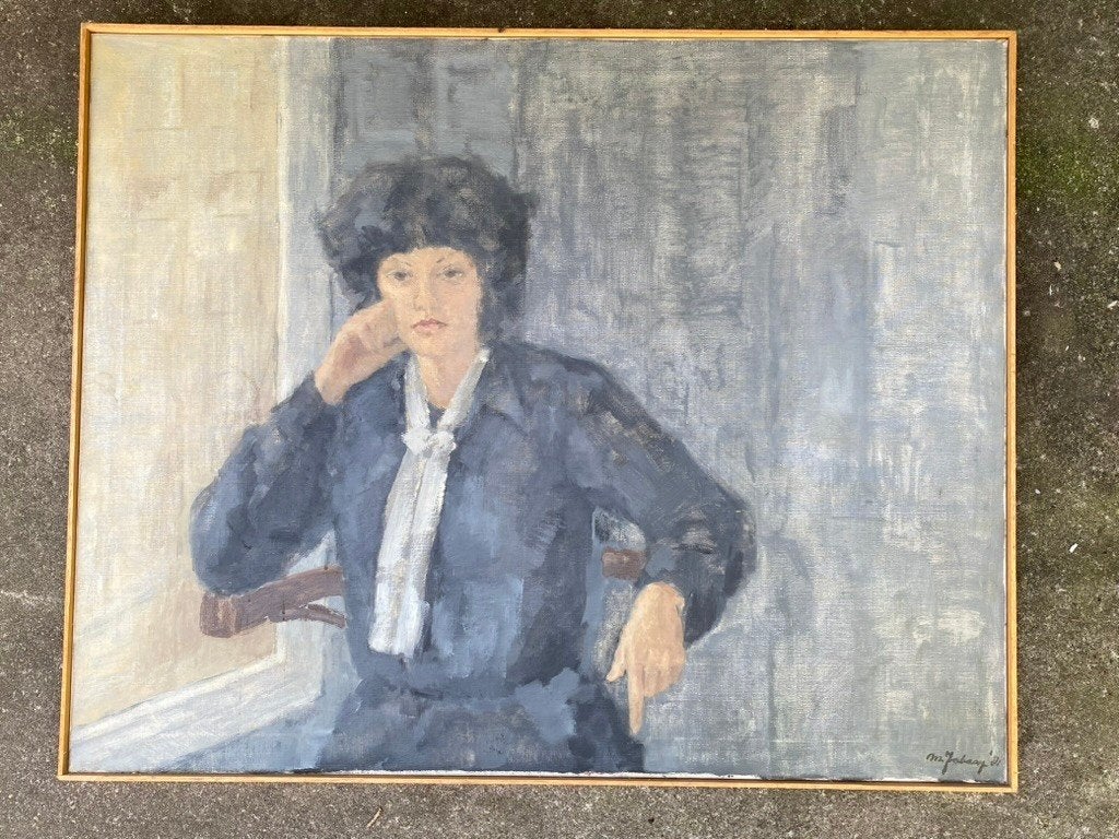 portretschilderij, Antiek en Kunst, Kunst | Schilderijen | Klassiek, Ophalen, Portret of Personen, Doek