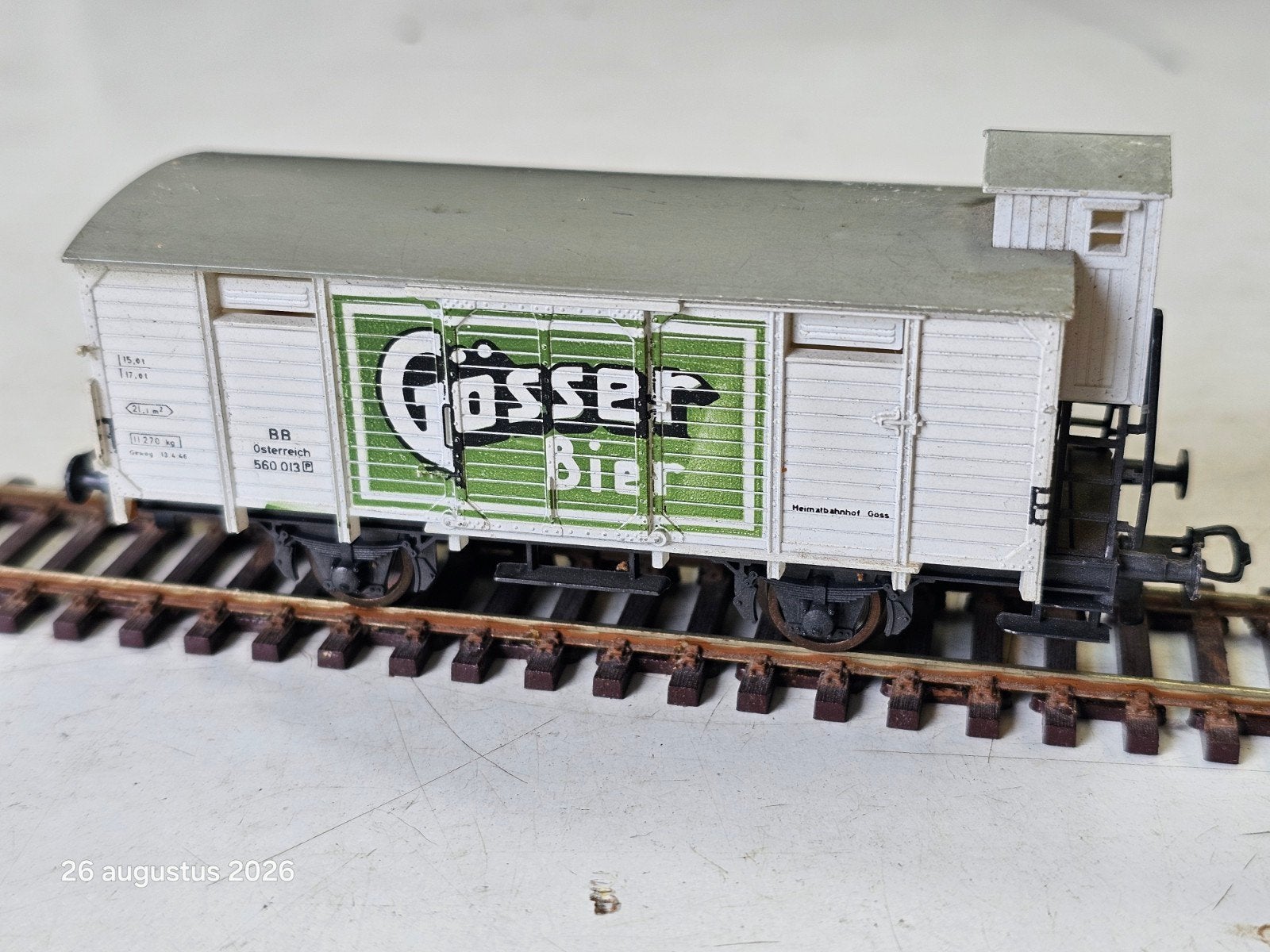 Piko H0 Bierwagon Gösser Bier - Modeltrein Wagon, Gebruikt, Gelijkstroom, Wagon, Piko