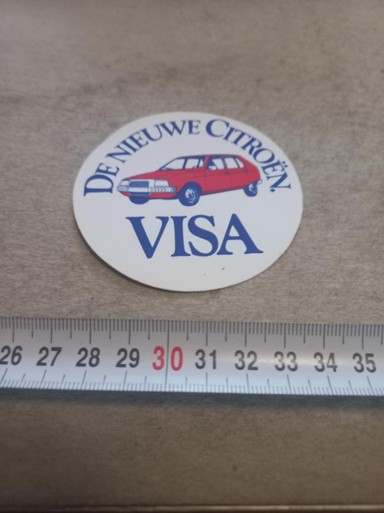 De nieuwe citroen visa, Verzamelen, Stickers, Ophalen of Verzenden, Nieuw