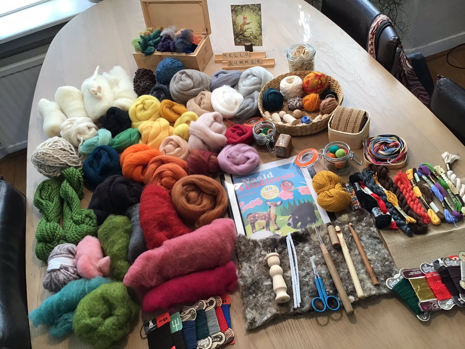 Hobby/ handwerk/ wol pakket, Verzenden, Gebruikt, Los Vilt, Wolvilt