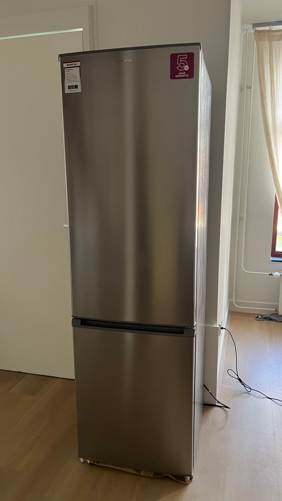 Inventum KV1808R Combi Koelkast - Zo goed als nieuw, Ophalen, 200 liter of meer, Met aparte vriezer, 160 cm of meer