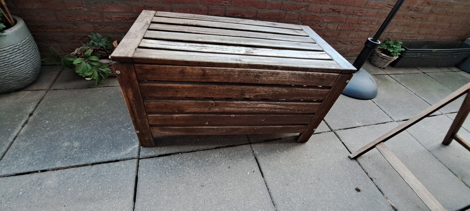 IKEA ÄPPLARÖ Opbergbank/Tuinkist - 80x41x44cm, Ophalen, Gebruikt, Hout, Overige typen