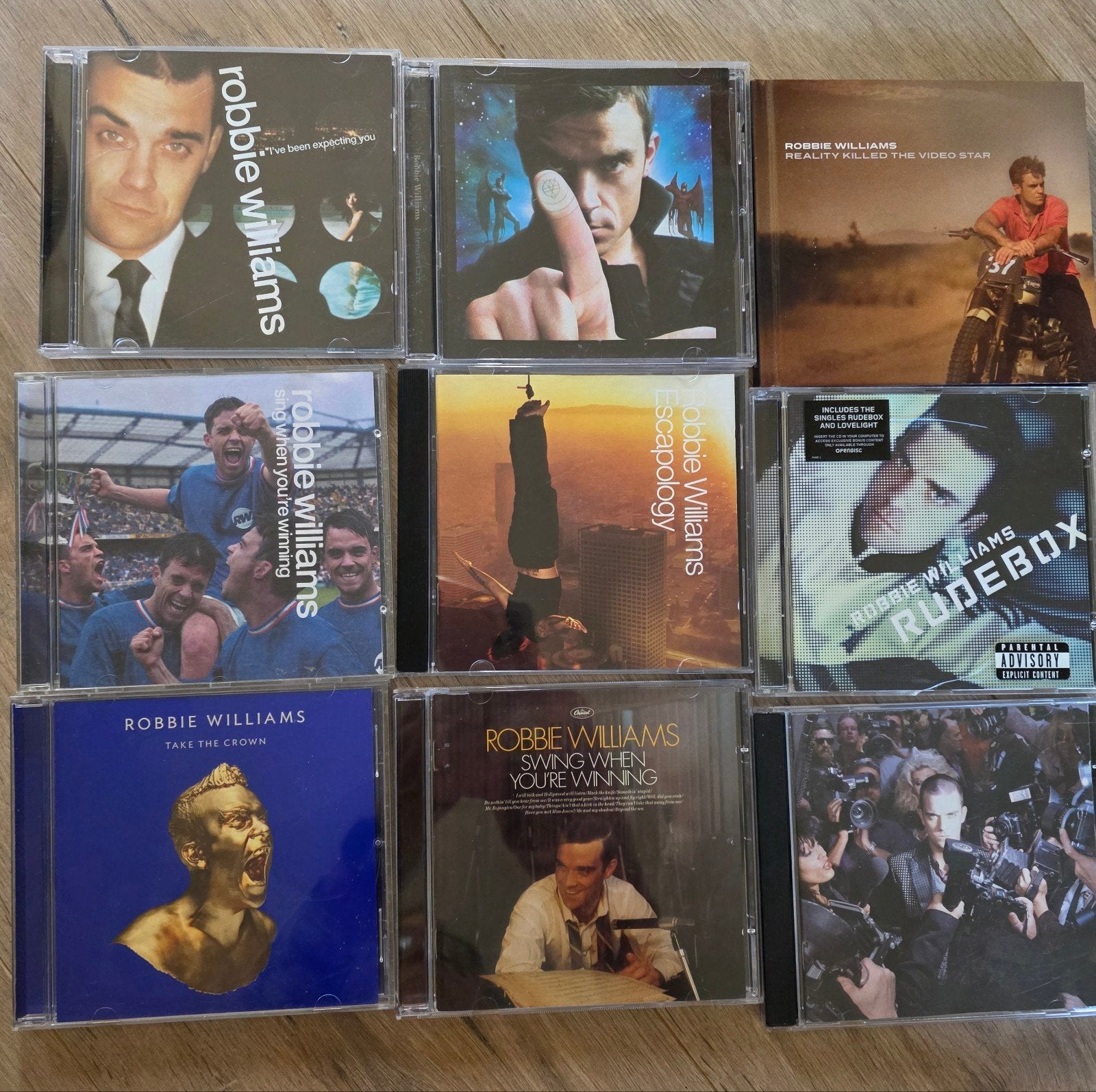 6 cd' robby williams, Ophalen of Verzenden, Zo goed als nieuw